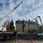 Crane-Assisted Tree Work